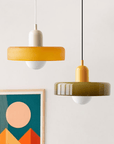 Bauhaus Colored Glass Pendant Lamp