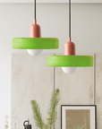 Bauhaus Colored Glass Pendant Lamp