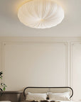 Soft pleat ceiling light