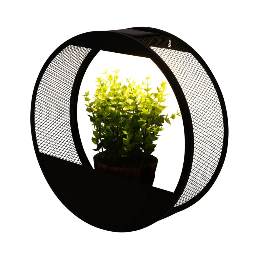 Solarbetriebene Wandleuchte
