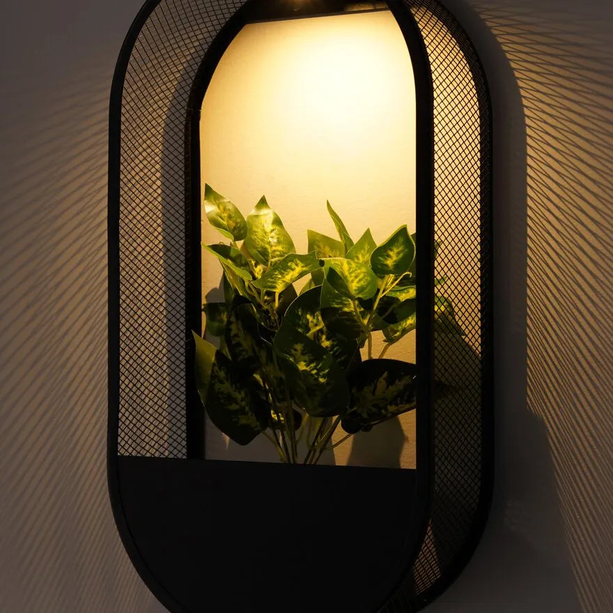 Solarbetriebene Wandleuchte
