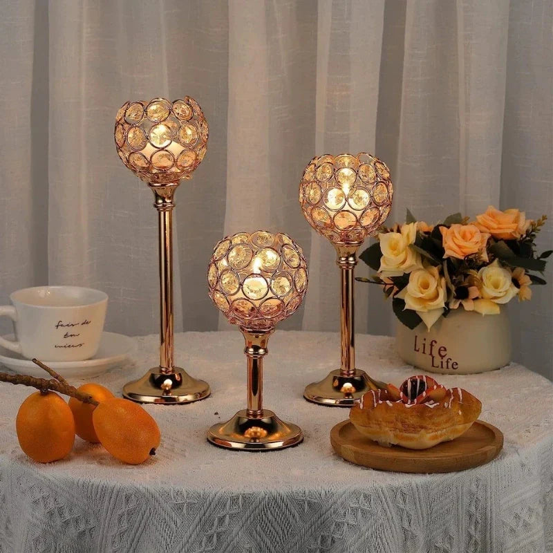 CrystalGlow™ Kerzenhalter