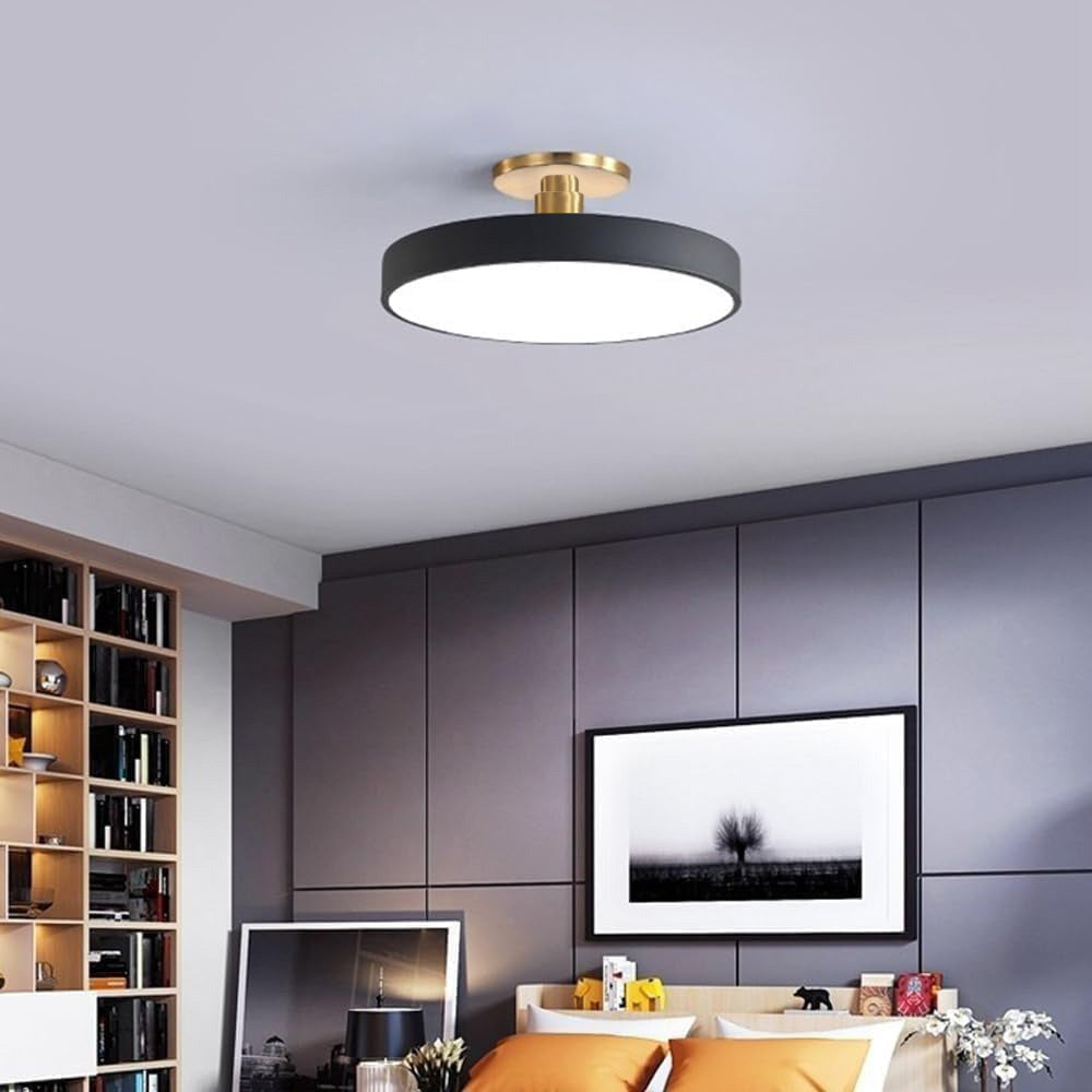 Sleek Halo Ceiling Light