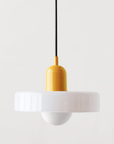Bauhaus Colored Glass Pendant Lamp