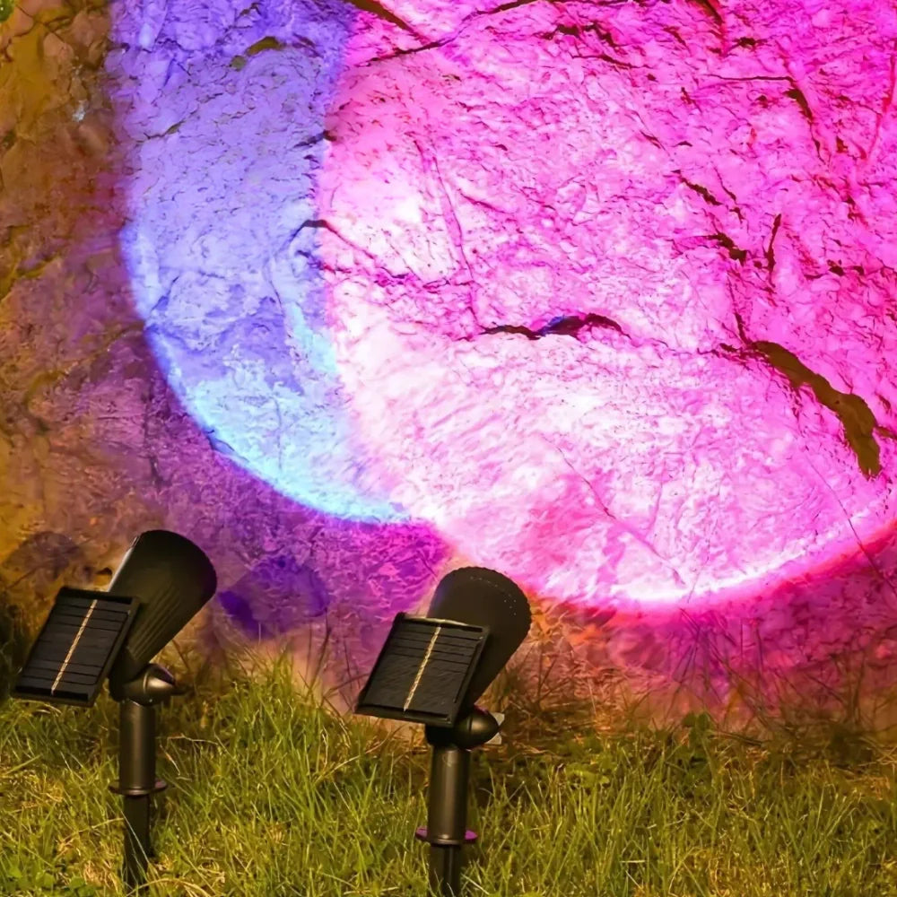 Solarbetriebener Gartenstrahler