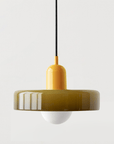 Bauhaus Colored Glass Pendant Lamp