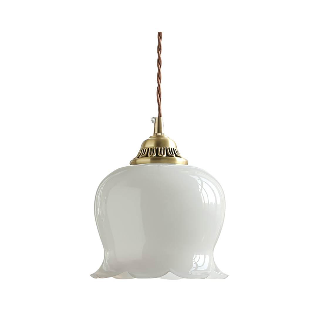 Vintage Floral Pendant Light