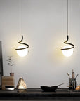 Orb Spiral Pendant Light