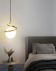 Orb Spiral Pendant Light