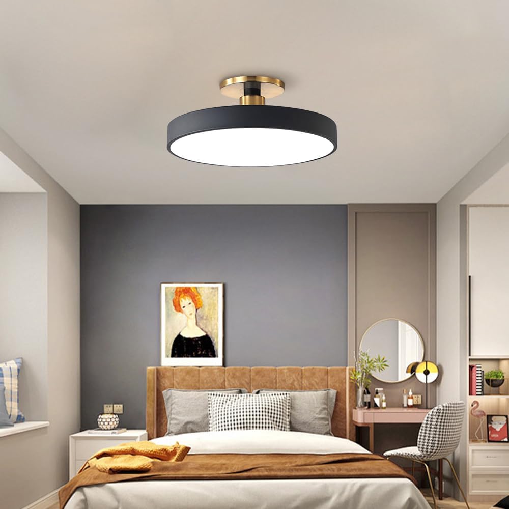 Sleek Halo Ceiling Light