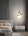 Orb Spiral Pendant Light