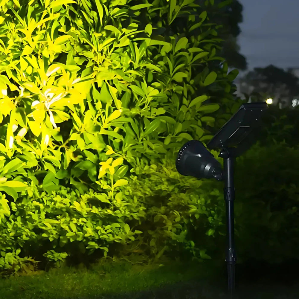Solarbetriebener Gartenstrahler