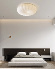 Soft pleat ceiling light