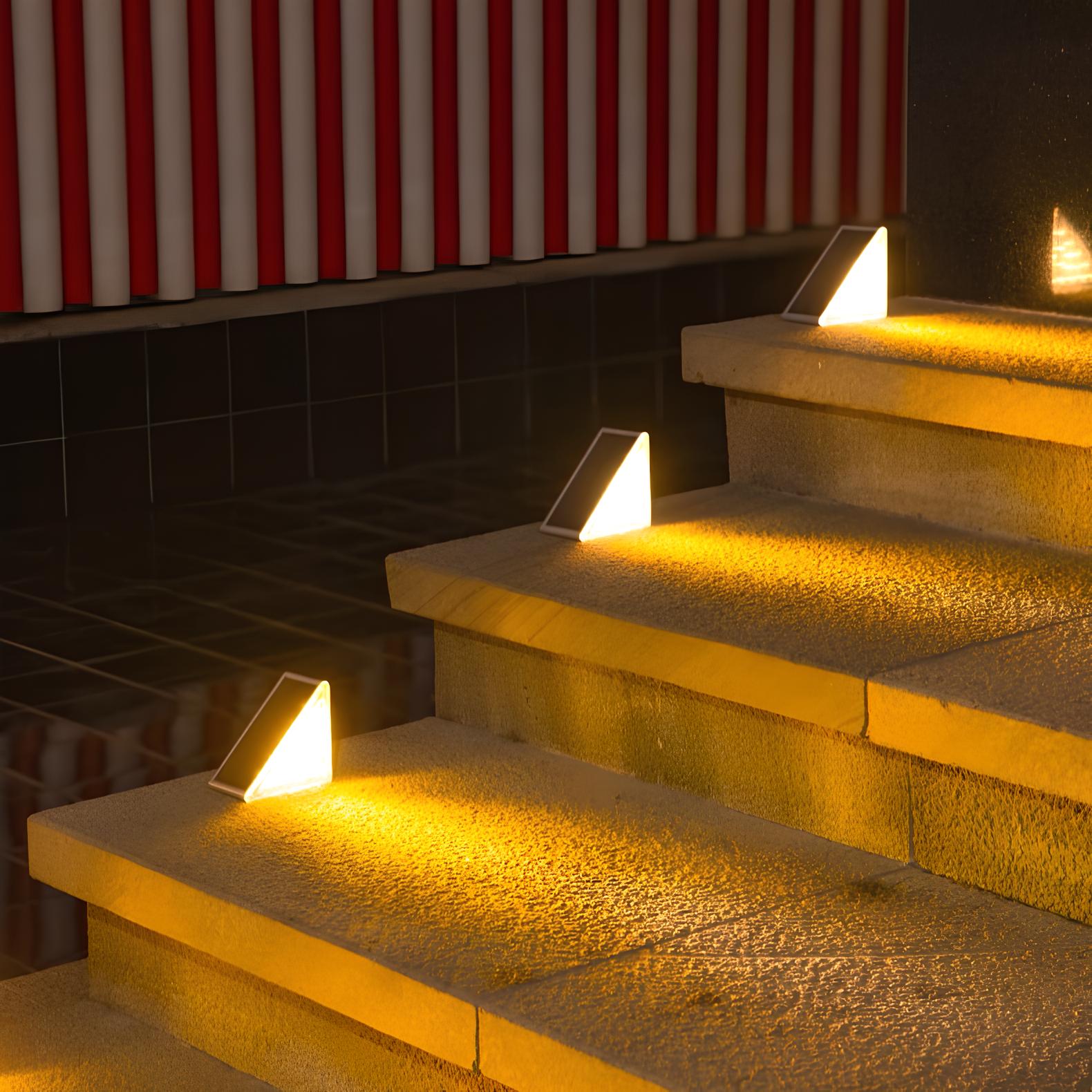Solarbetriebene Treppenlichter
