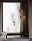 Glossy Curve Pendant Light