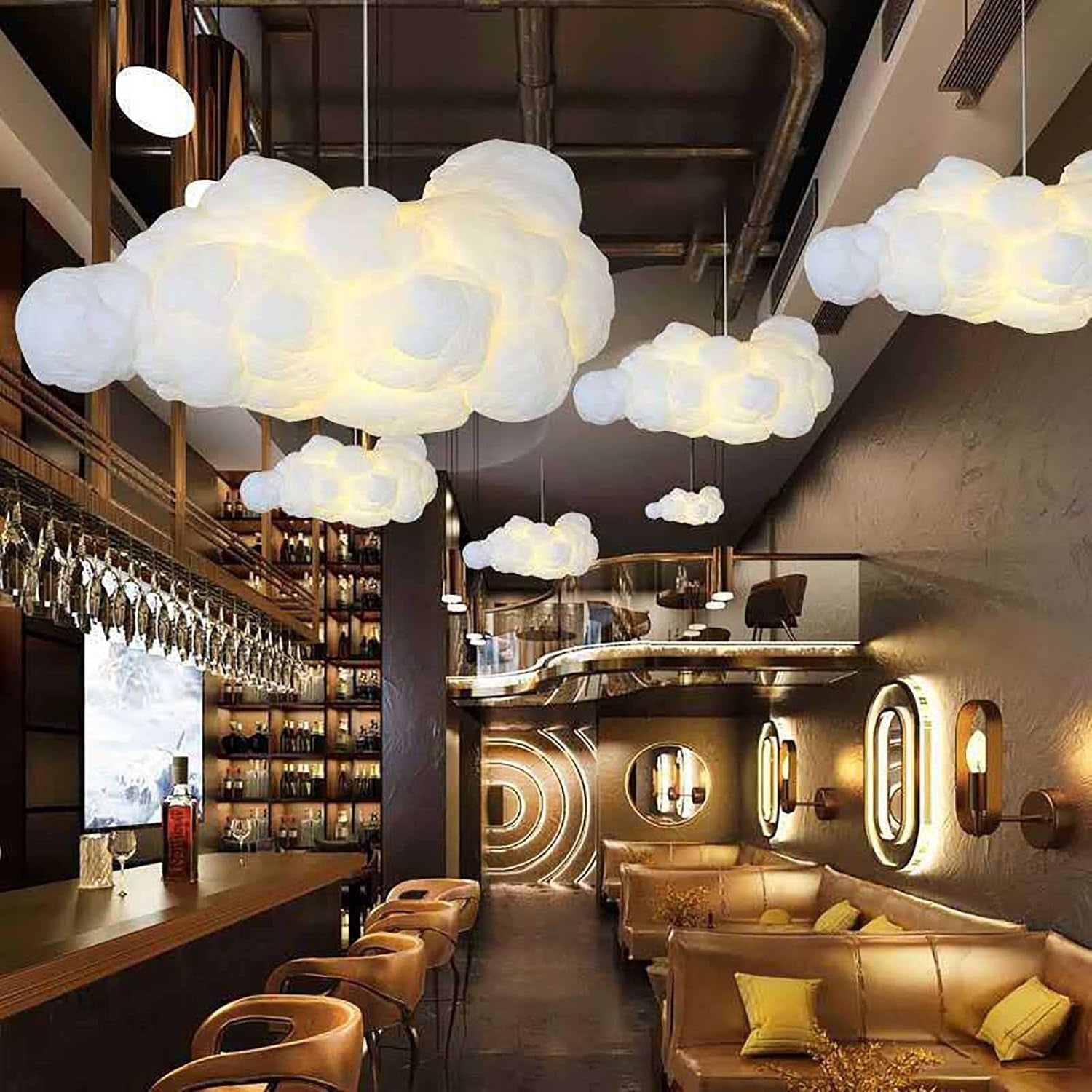 Floating Cloud Pendant Light
