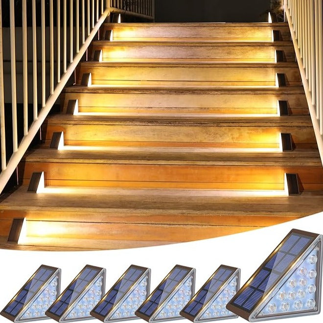 Solarbetriebene Treppenlichter
