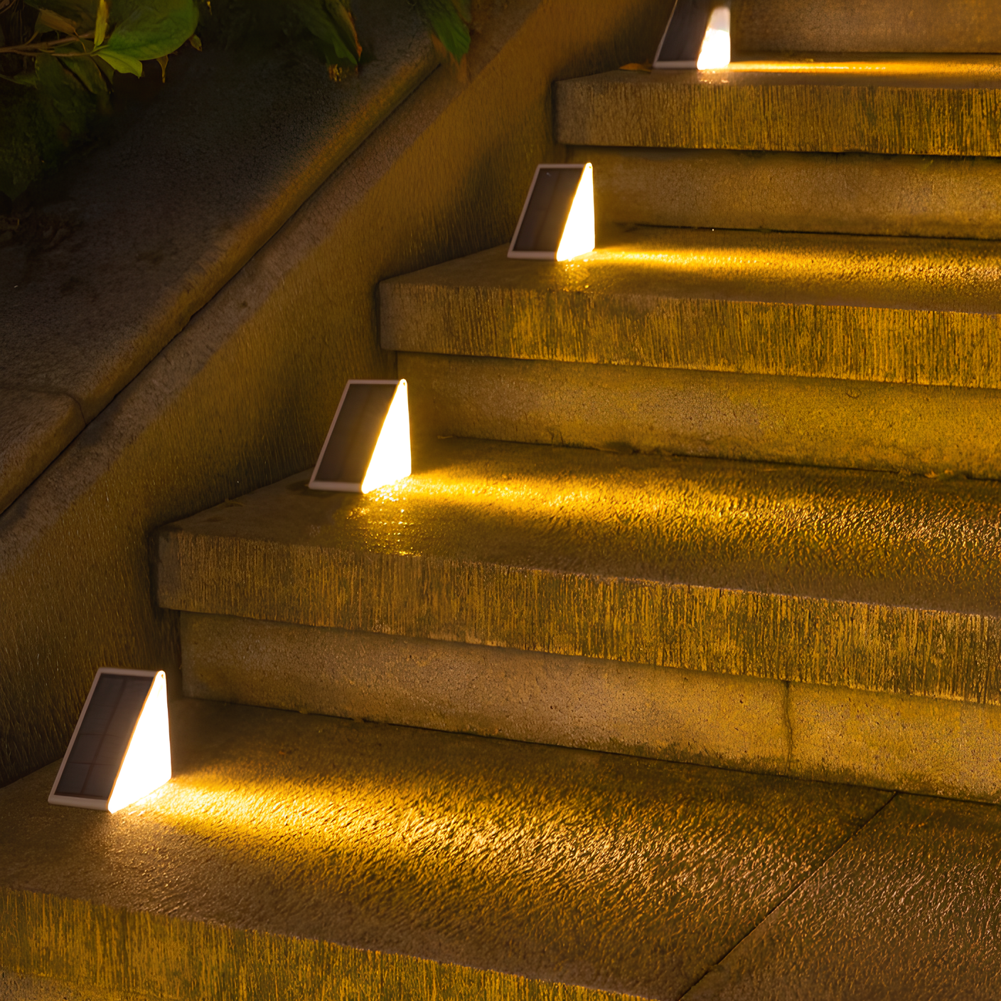 Solarbetriebene Treppenlichter