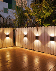Wireless LED Solar Wall Lamps Deluxe – Create the perfect atmosphere in your garden!