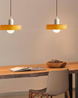 Bauhaus Colored Glass Pendant Lamp