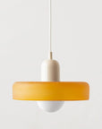Bauhaus Colored Glass Pendant Lamp