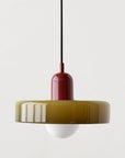 Bauhaus Colored Glass Pendant Lamp