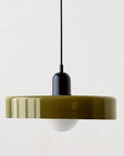 Bauhaus Colored Glass Pendant Lamp