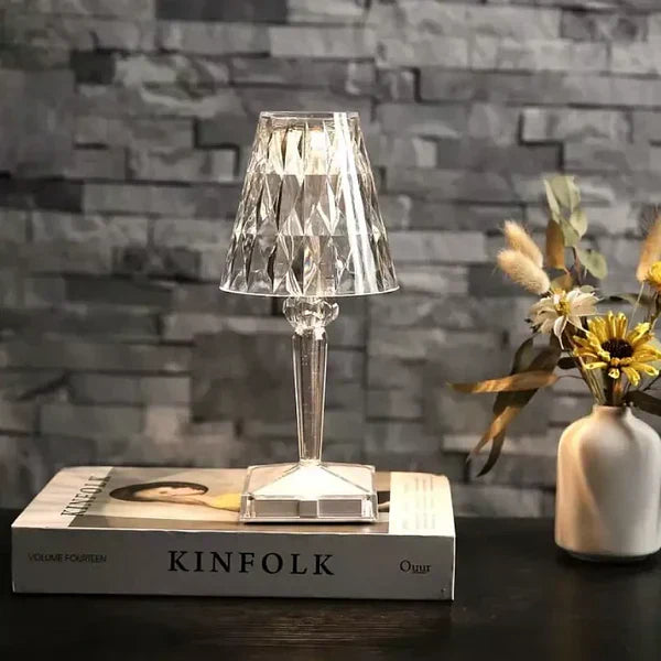 Lampe en cristal scintillant