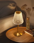 Golden Crystal Table Lamp
