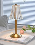 Golden Crystal Table Lamp