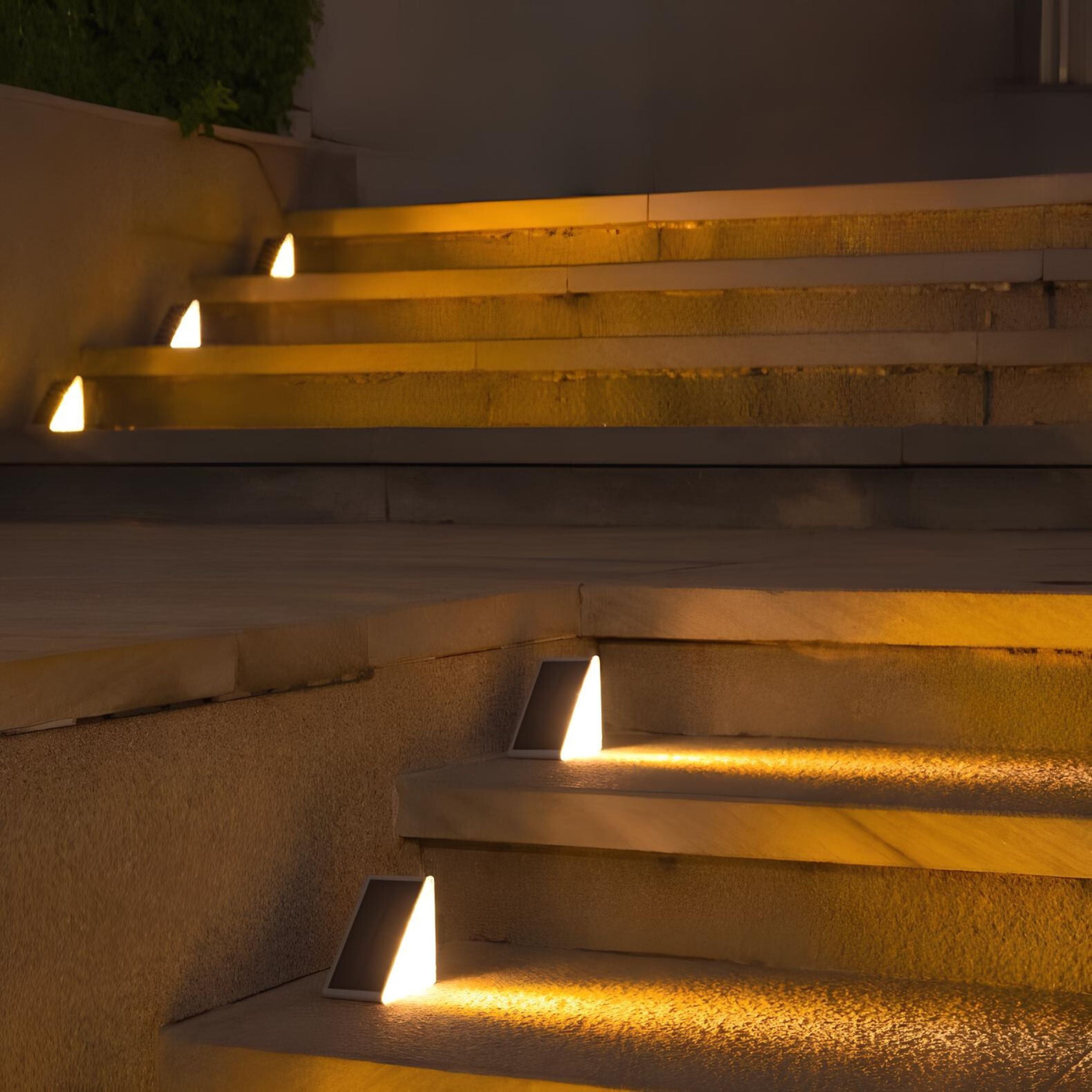Solarbetriebene Treppenlichter