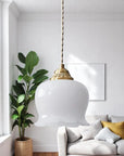 Vintage Floral Pendant Light
