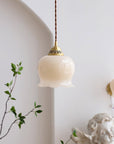 Vintage Floral Pendant Light