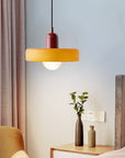Bauhaus Colored Glass Pendant Lamp