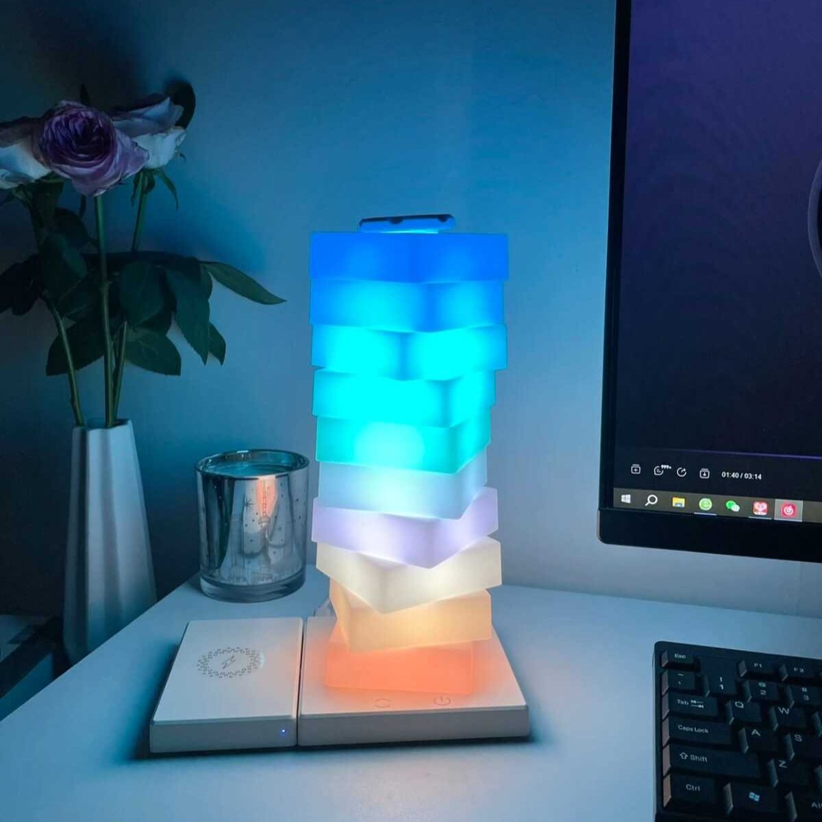Drehbare Lichtsäule