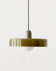 Bauhaus Colored Glass Pendant Lamp