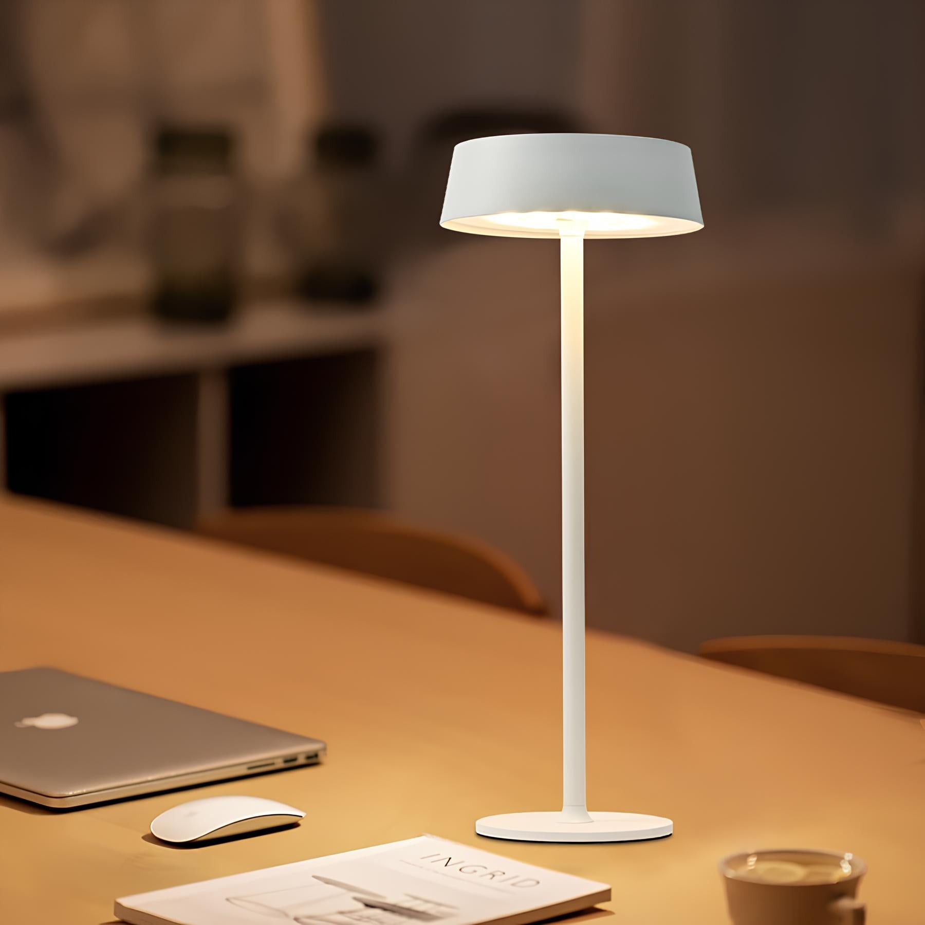 Schlanke moderne Tischlampe