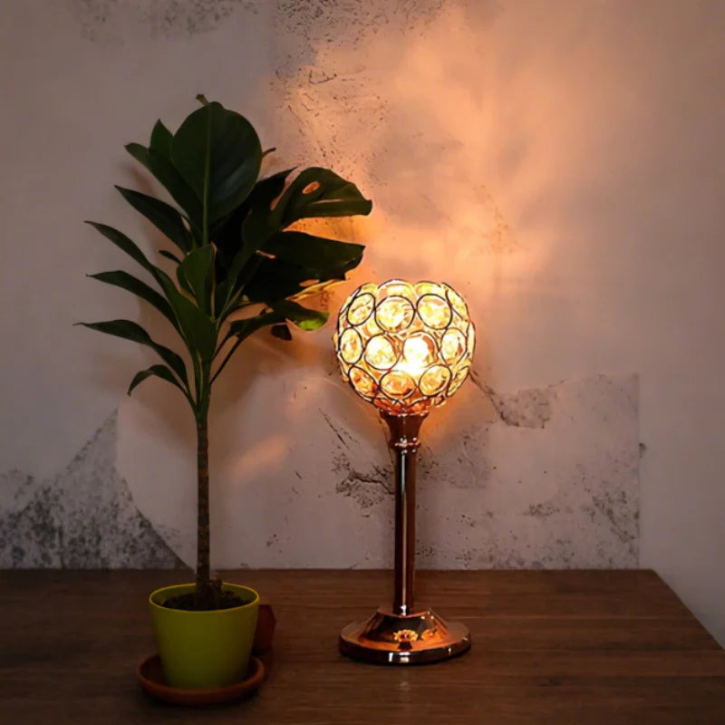 CrystalGlow™ Candle Holder