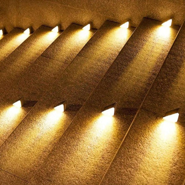 Solarbetriebene Treppenlichter