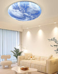 Blue Earth Ceiling Lamp
