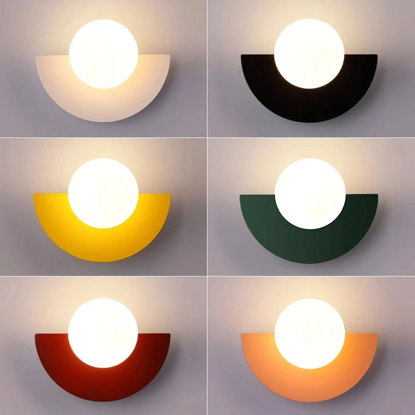 Half Moon Wall Light