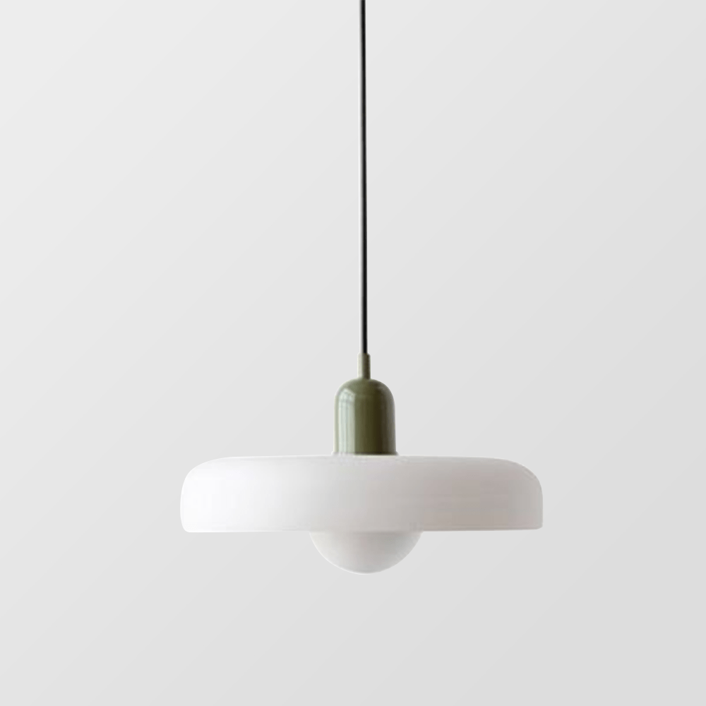 Bauhaus Colored Glass Pendant Lamp