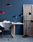 Retro -Bogen -Tischlampe