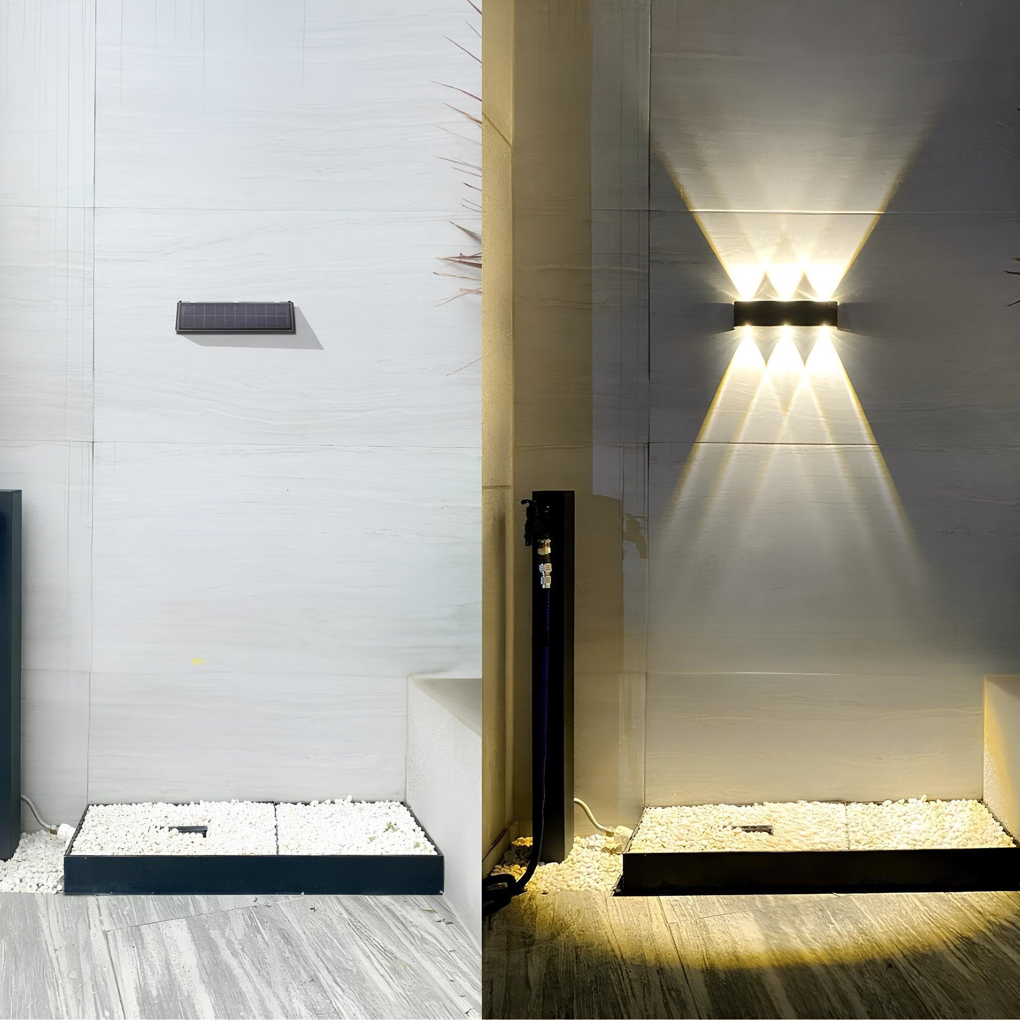 Solarbetriebene Wandaura