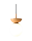 Wooden Globe Pendant Lamp