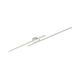 Minimalistische lineare Deckenlampe