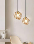Crystallized Rock Pendant Light