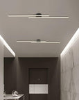 Minimalistische lineare Deckenlampe