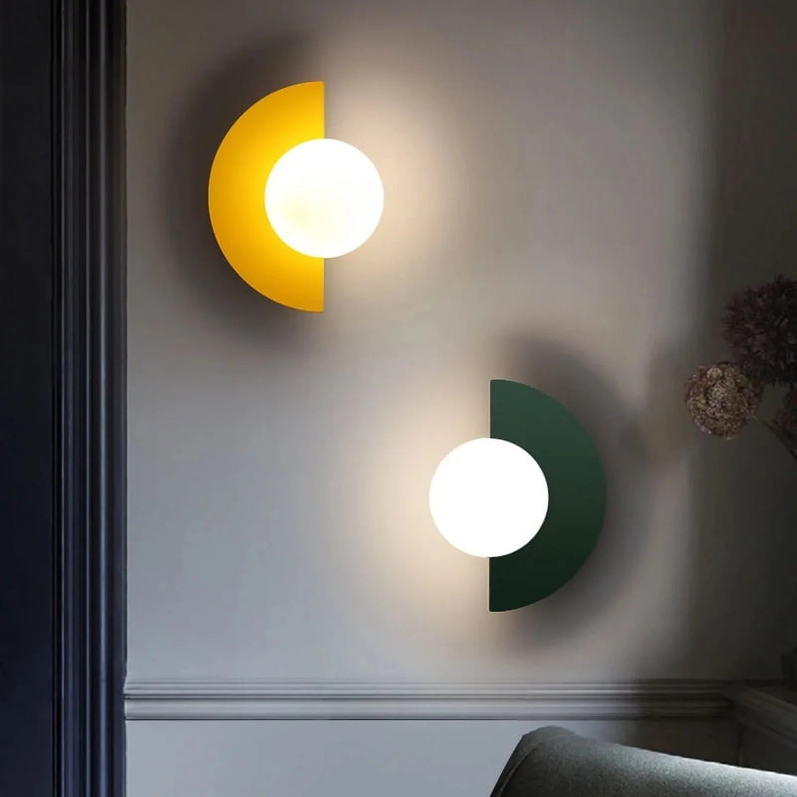 Half Moon Wall Light