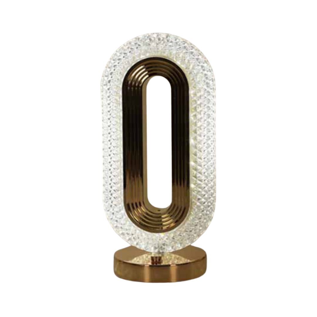 Crystal Infinity Table Lamp